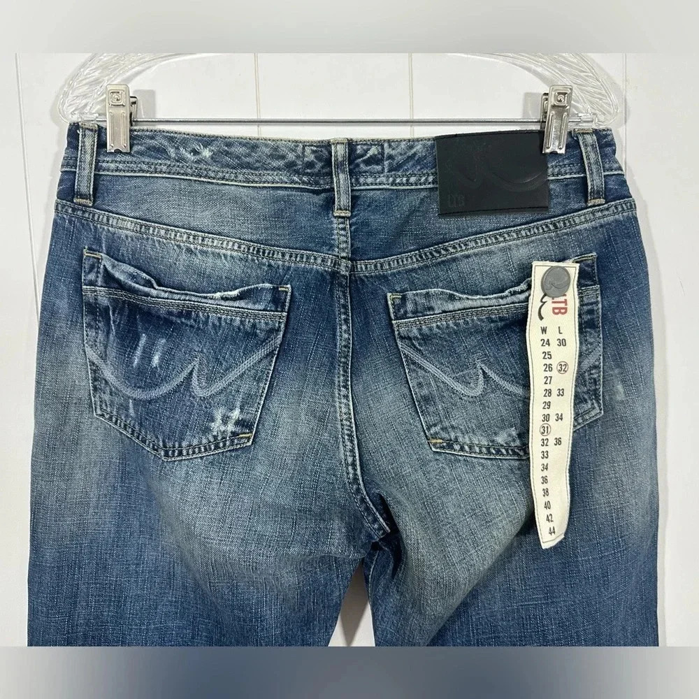 LTB 1948 Bootcut Low Rise Distressed Denim Cottton Jeans Size 31x32 - Picture 7 of 13